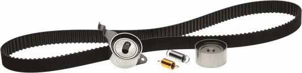 GATES TCK199 - Комплект ременя ГРМ autocars.com.ua