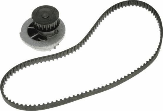 GATES TCK203 - Комплект ременя ГРМ autocars.com.ua