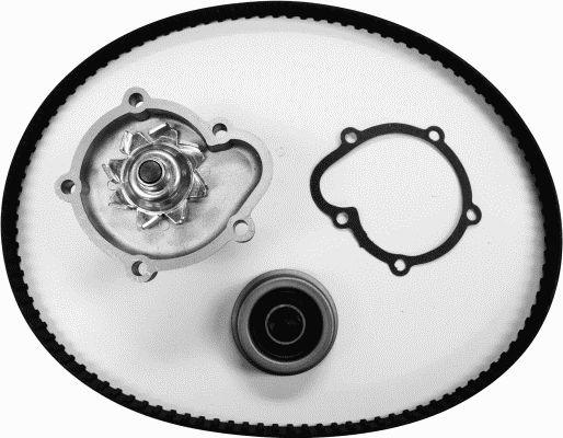GATES TCKWP077M - Водяний насос + комплект зубчатого ременя autocars.com.ua