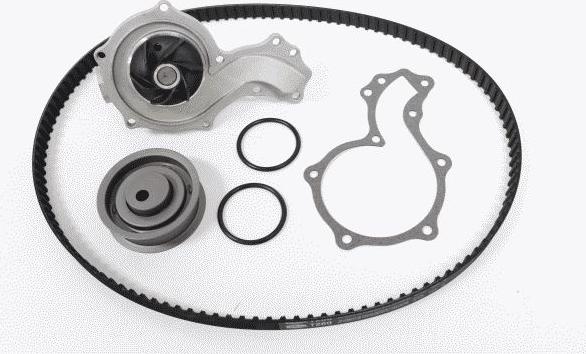 GATES TCKWP260M - Водяний насос + комплект зубчатого ременя autocars.com.ua