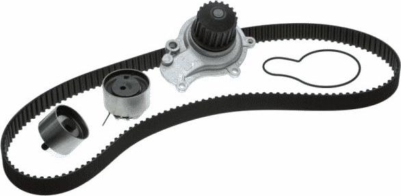 GATES TCKWP265 - Водяний насос + комплект зубчатого ременя autocars.com.ua