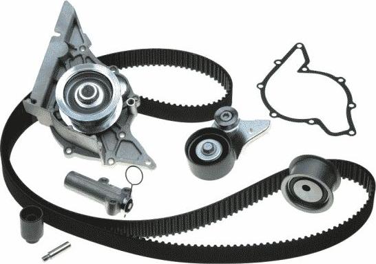 GATES TCKWP297A - Водяний насос + комплект зубчатого ременя autocars.com.ua