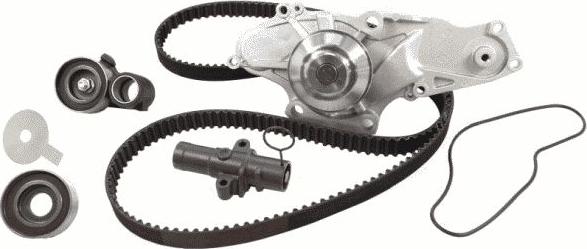 GATES TCKWP329 - Водяний насос + комплект зубчатого ременя autocars.com.ua