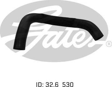 GATES 05-0697 - Шланг радіатора autocars.com.ua
