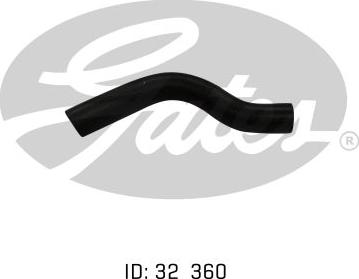 GATES 05-0705 - Шланг радіатора autocars.com.ua