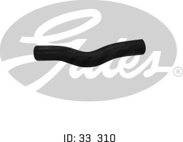 GATES 05-0709 - Шланг радіатора autocars.com.ua