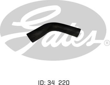 GATES 05-0771 - Шланг радіатора autocars.com.ua