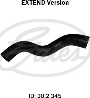 GATES 05-0809EX - Шланг радіатора autocars.com.ua