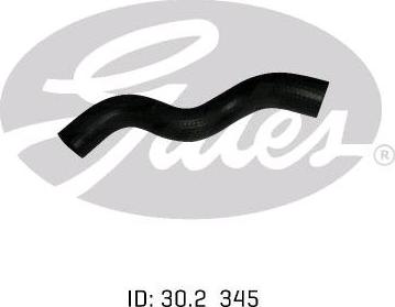 GATES 05-0809 - Шланг радіатора autocars.com.ua