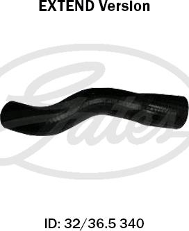 GATES 05-0815EX - Шланг радіатора autocars.com.ua