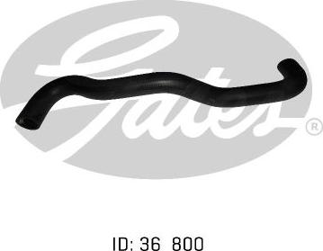 GATES 05-0897 - Шланг радіатора autocars.com.ua