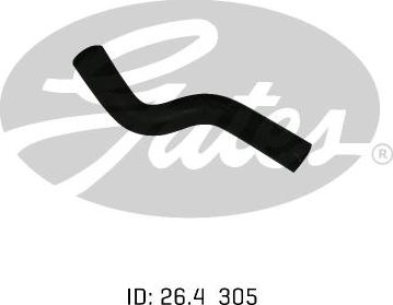 GATES 05-1219 - Шланг радіатора autocars.com.ua