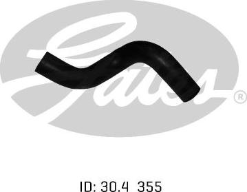 GATES 05-1333 - Шланг радіатора autocars.com.ua