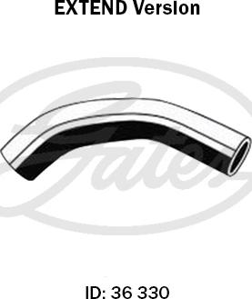 GATES 05-2033EX - Шланг радіатора autocars.com.ua