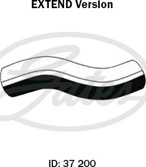 GATES 05-2043EX - Шланг радіатора autocars.com.ua