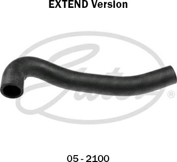 GATES 05-2100EX - Шланг радіатора autocars.com.ua