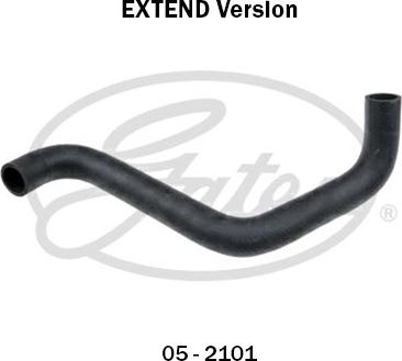 GATES 05-2101EX - Шланг радіатора autocars.com.ua