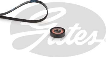 GATES ACK4PK890K1 - Поликлиновий ремінний комплект autocars.com.ua