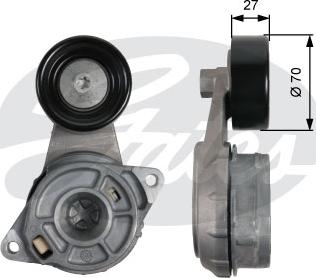 GATES ACK5PK1135K1 - Поликлиновий ремінний комплект autocars.com.ua