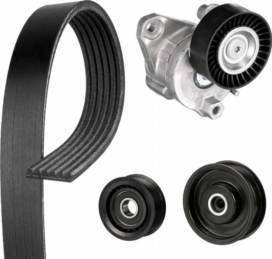 GATES ACK6PK2390K1 - Поликлиновий ремінний комплект autocars.com.ua