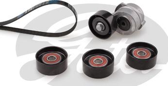 GATES ACK7PK2265K1 - Поликлиновий ремінний комплект autocars.com.ua