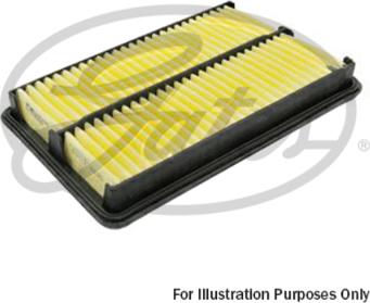 GATES AF-0005 - Повітряний фільтр autocars.com.ua