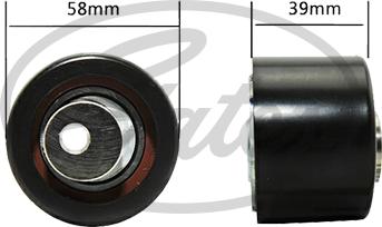 GATES T43255 - Натягувач, зубчастий ремінь autocars.com.ua