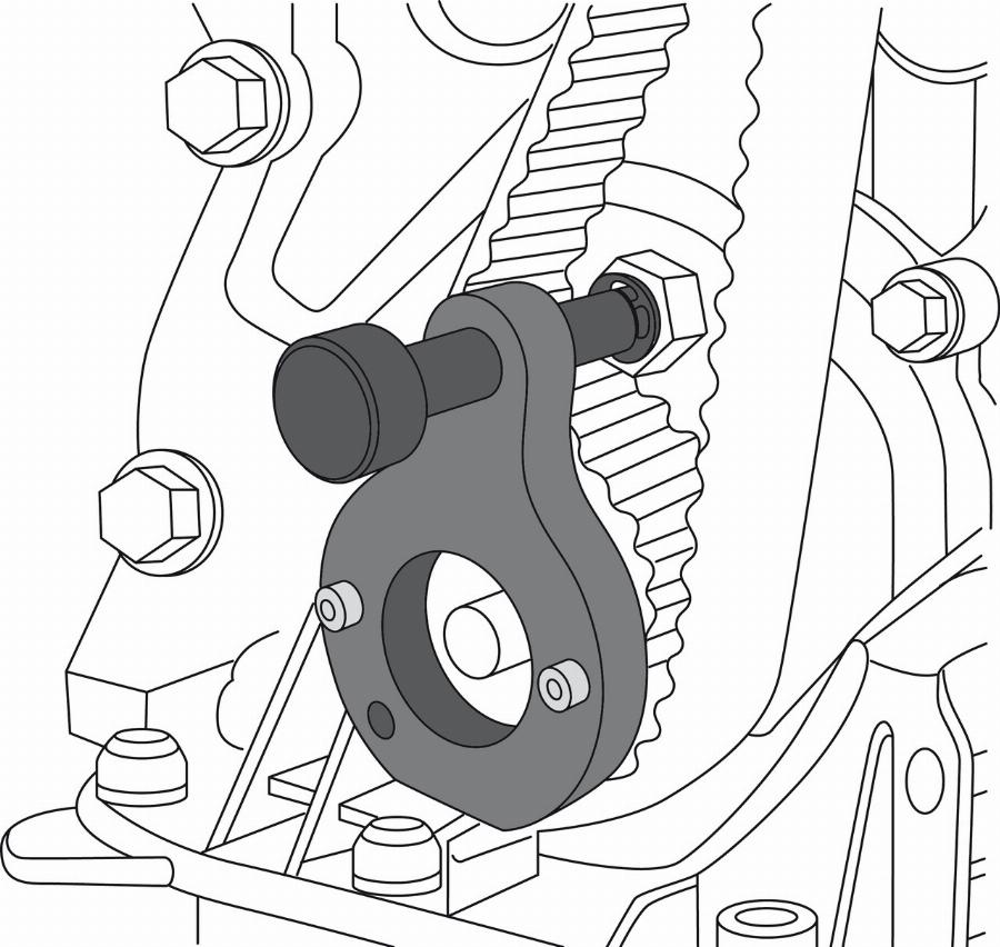 Gedore KL-0280-706 KA - Позиціюючий інструмент, газораспред. autocars.com.ua