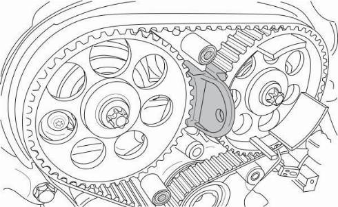 Gedore KL-0482-32 K - Позиціюючий інструмент, газораспред. autocars.com.ua