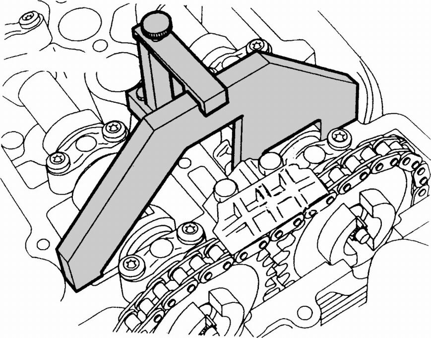 Gedore KL-0580-7 KB - Позиціюючий інструмент, газораспред. autocars.com.ua