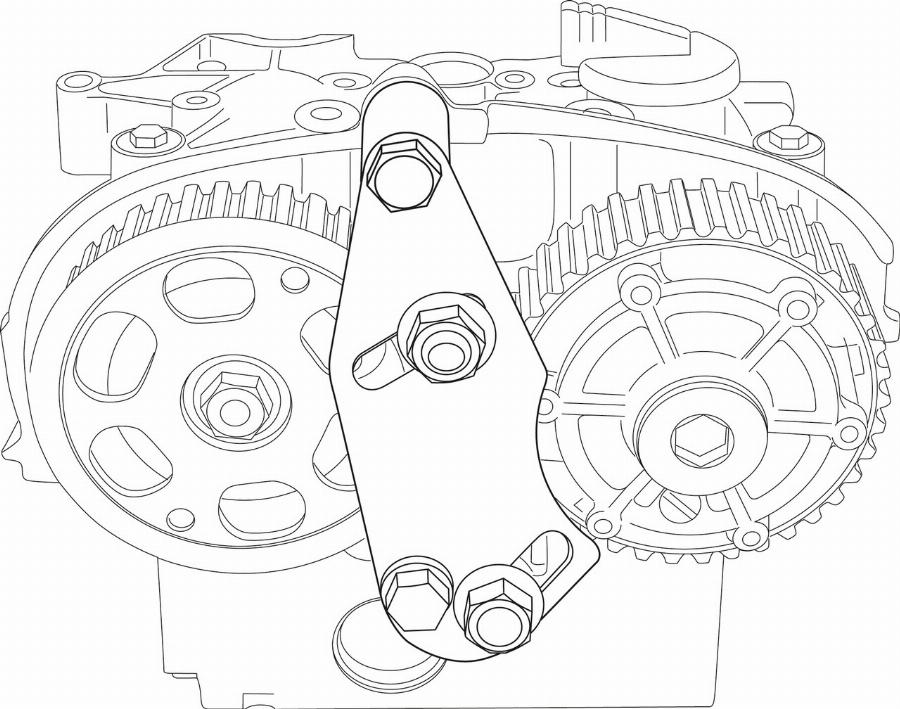 Gedore KL-1280-281 B - Позиціюючий інструмент, распредвал autocars.com.ua