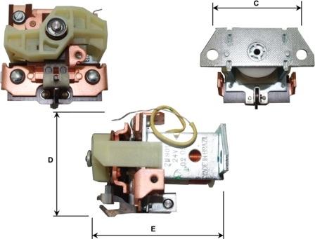 General Motors E3364 - Тяговое реле, стартер autodnr.net