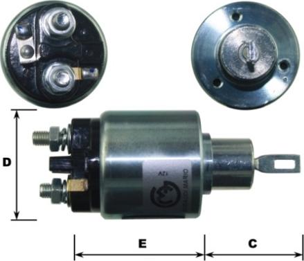 General Motors E9038 - Тяговое реле, стартер autodnr.net