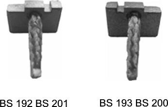 General Motors SBSX-192-193 - Угольная щетка, стартер autodnr.net