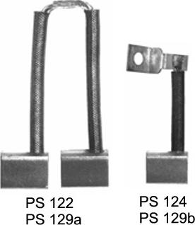 General Motors SPSX-129 - Вугільна щітка, стартер autocars.com.ua