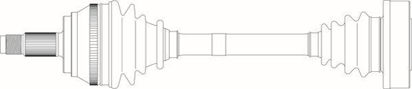General Ricambi AR3035 - Приводний вал autocars.com.ua