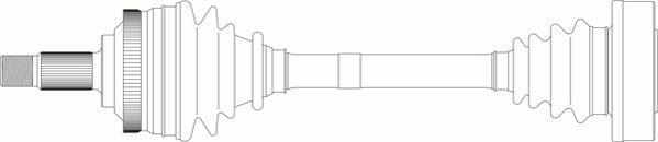 General Ricambi AR3061 - Приводний вал autocars.com.ua