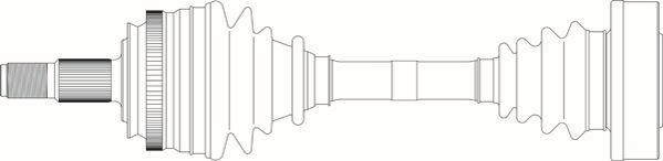 General Ricambi AR3071 - Приводний вал autocars.com.ua