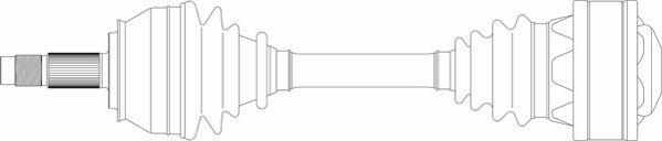 General Ricambi AR3081 - Приводной вал autodnr.net