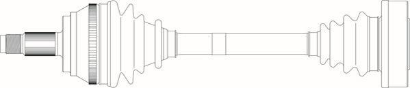 General Ricambi AR3085 - Приводний вал autocars.com.ua