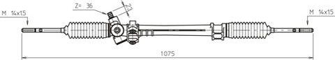 General Ricambi AR4009 - Рулевой механизм, рейка avtokuzovplus.com.ua