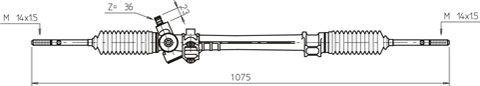 General Ricambi AR4010 - Рулевой механизм, рейка avtokuzovplus.com.ua