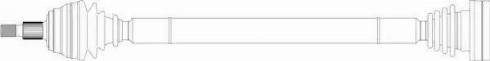 General Ricambi WW3293 - Приводний вал autocars.com.ua