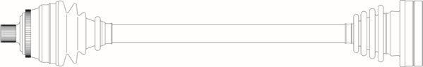 General Ricambi AU3274 - Приводной вал avtokuzovplus.com.ua