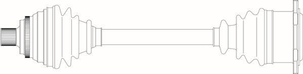 General Ricambi AU3332 - Приводной вал avtokuzovplus.com.ua