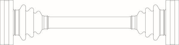 General Ricambi BW3006 - Приводний вал autocars.com.ua