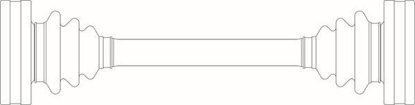 General Ricambi BW3007 - Приводний вал autocars.com.ua