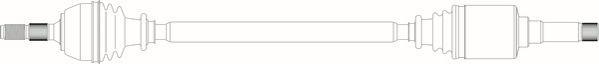 General Ricambi CI3021 - Приводной вал avtokuzovplus.com.ua