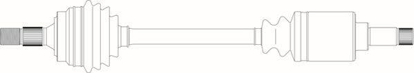 General Ricambi CI3042 - Приводний вал autocars.com.ua