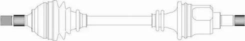 General Ricambi CI3081 - Приводний вал autocars.com.ua